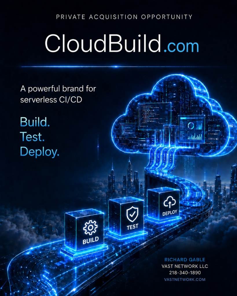 CloudBuild.com is Now Available for Acquisition